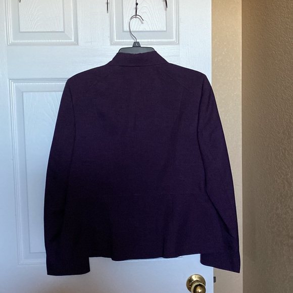 Nice purple blazer. Gently used. - Picture 2 of 3